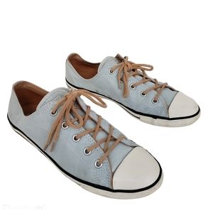 Converse All Star Low Top Baby Blue Tennis Shoes